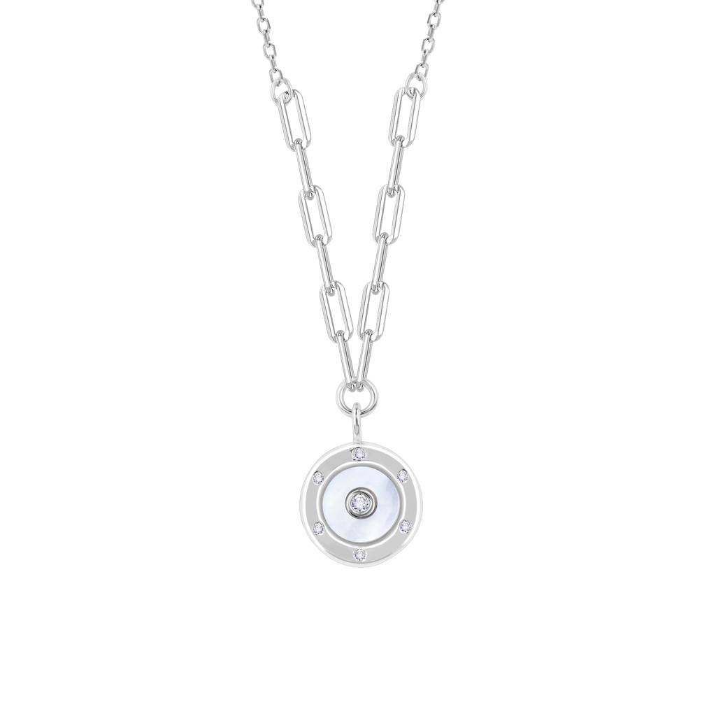 Circular Stone Necklace : BJNC412