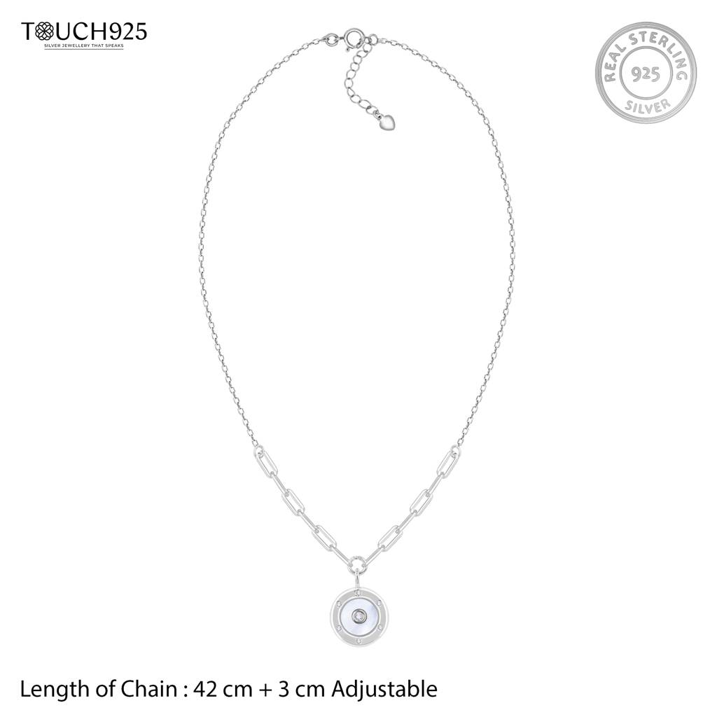 Circular Stone Necklace : BJNC412