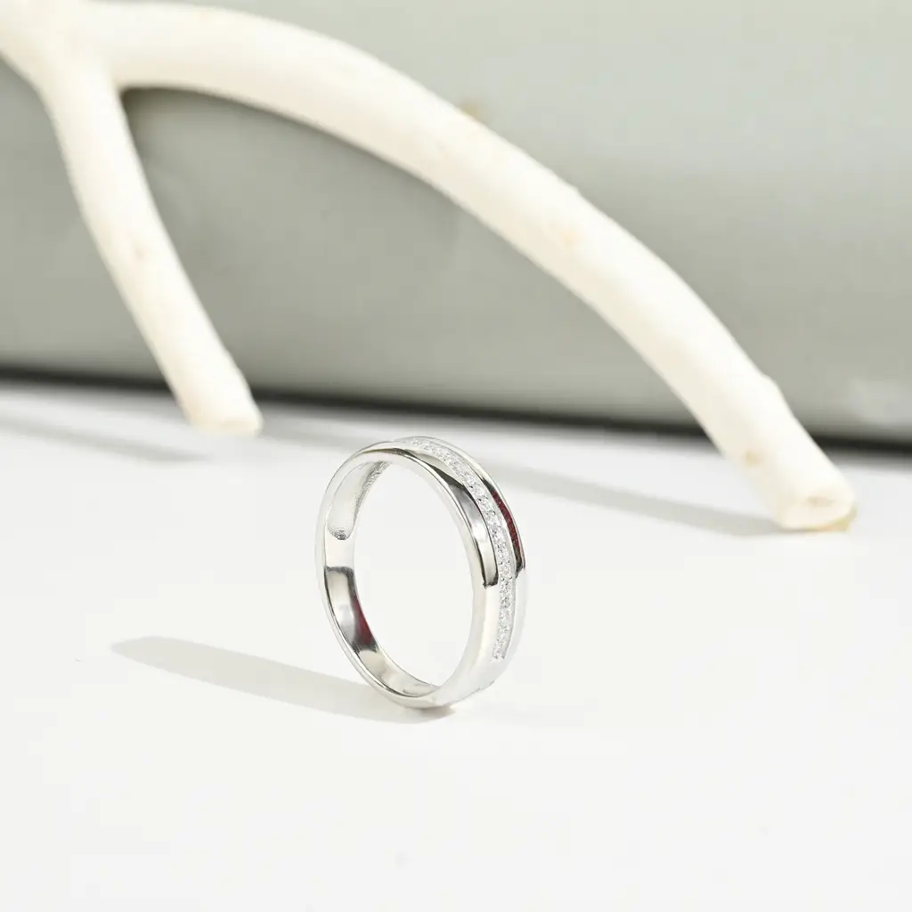 Linear Stone Men'S Ring : BLGR284