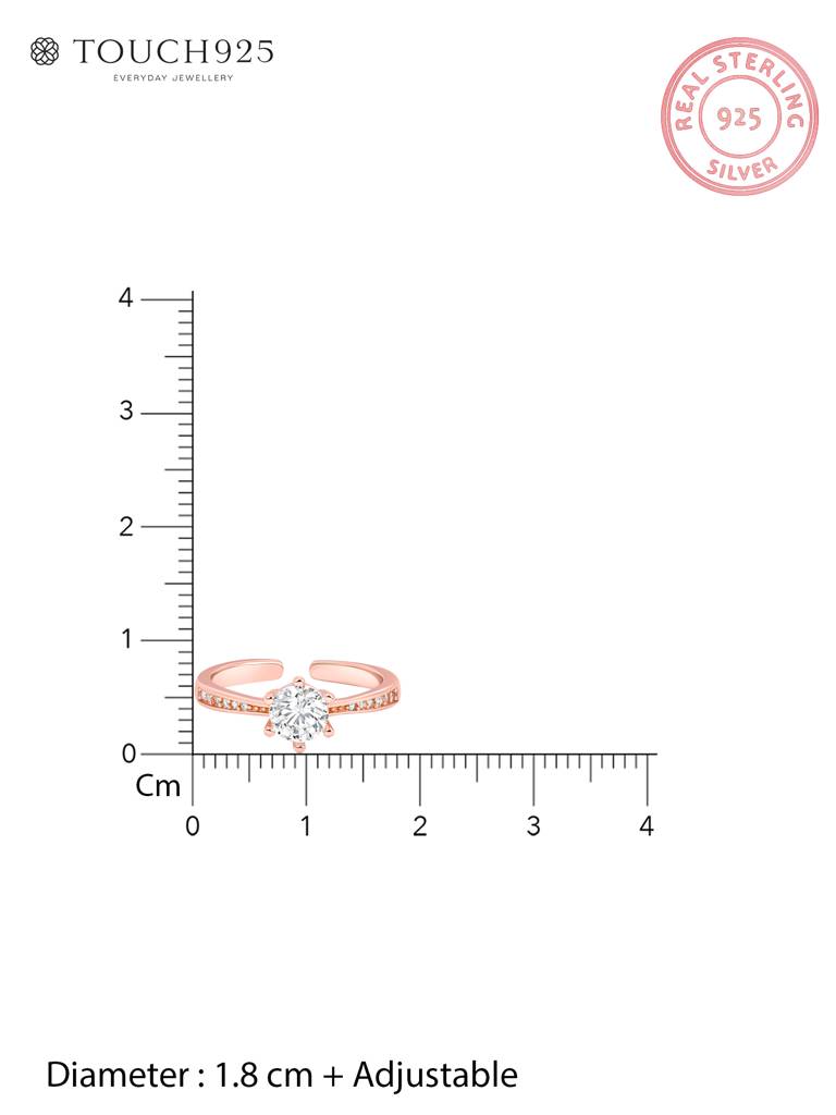 Solaira Silver Toe Ring : BLTR1791