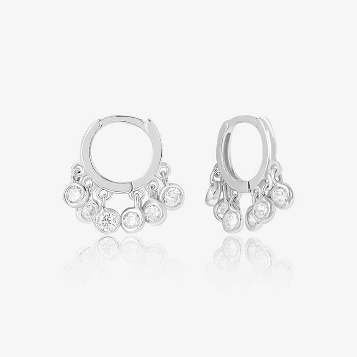 Double Halo Earrings : BL233