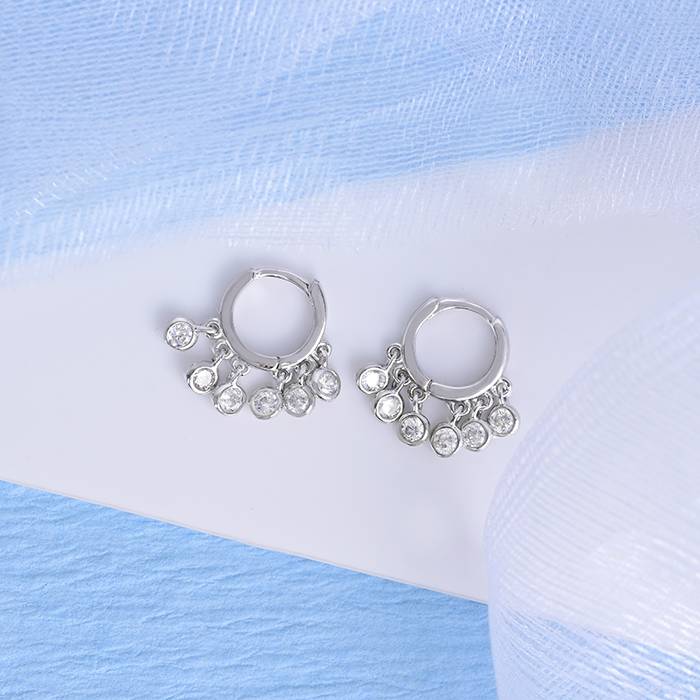 Double Halo Earrings : BL233