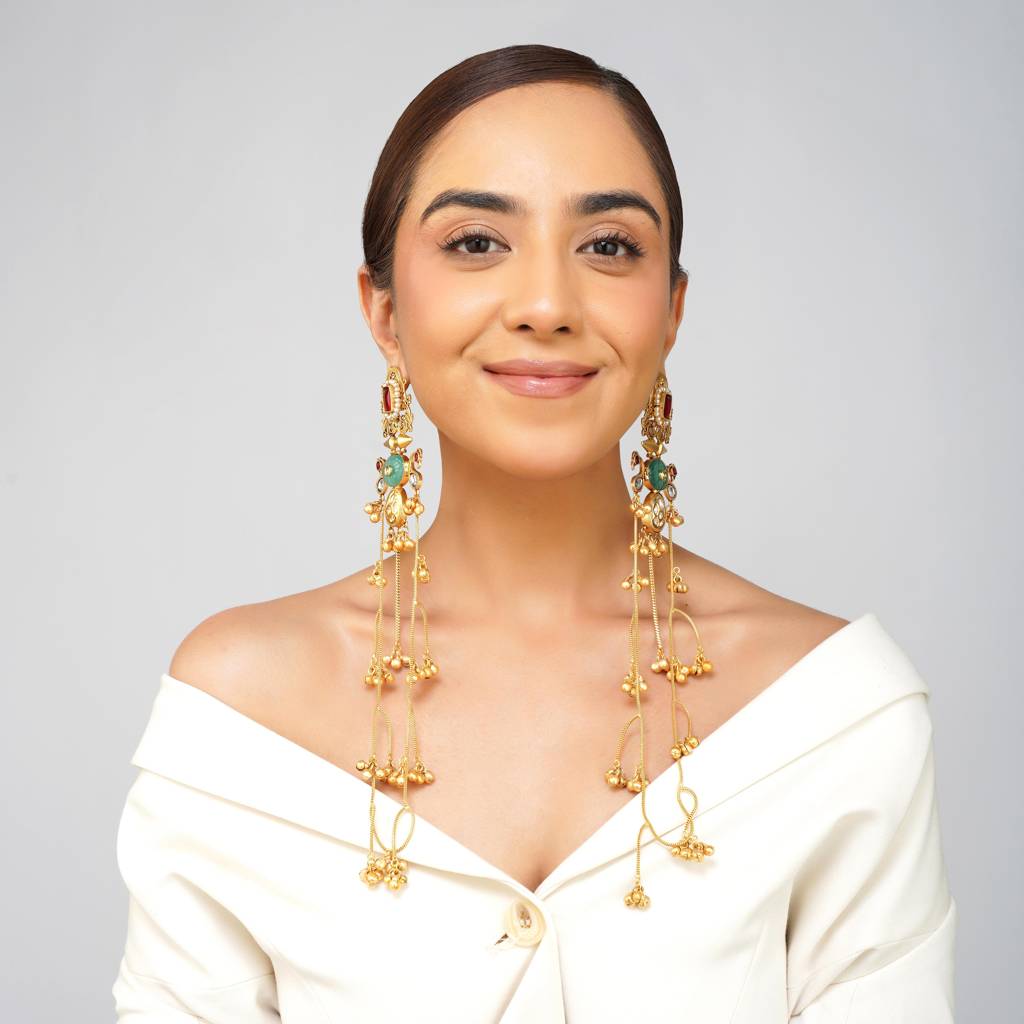 Falakâ Kashmiri Style Earrings : BP-NK-227