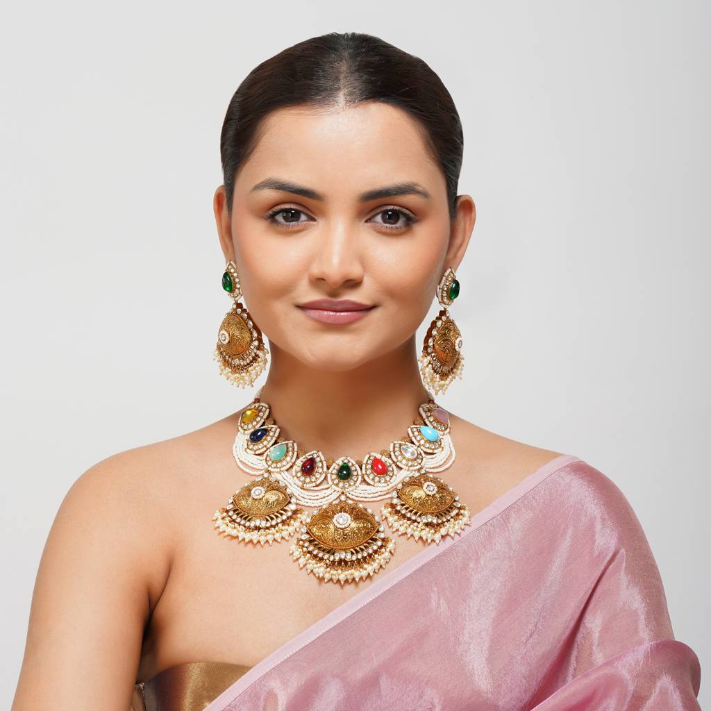 Kavya Polki Necklace : BP-NK-139