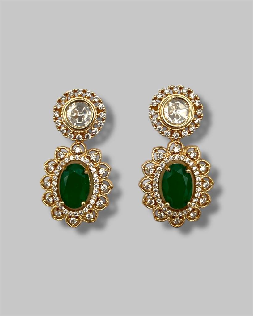 Aadrika Kundan Necklace Set Pendent Style : BP-NK-176