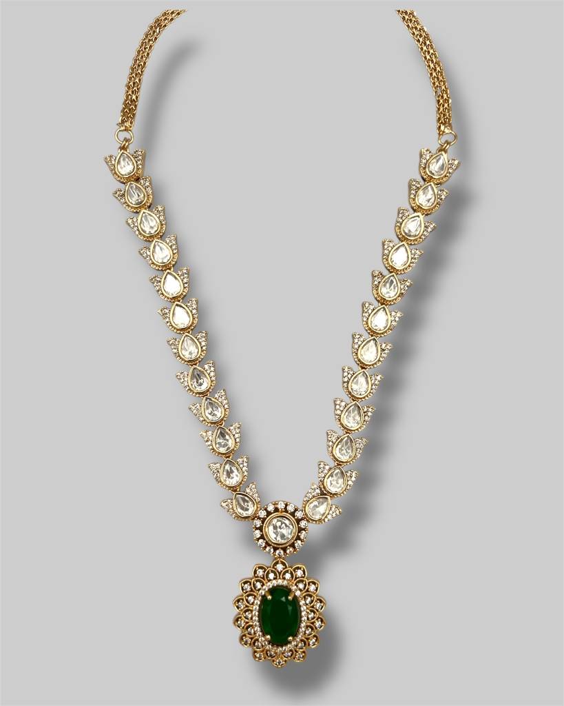 Aadrika Kundan Necklace Set Pendent Style : BP-NK-176