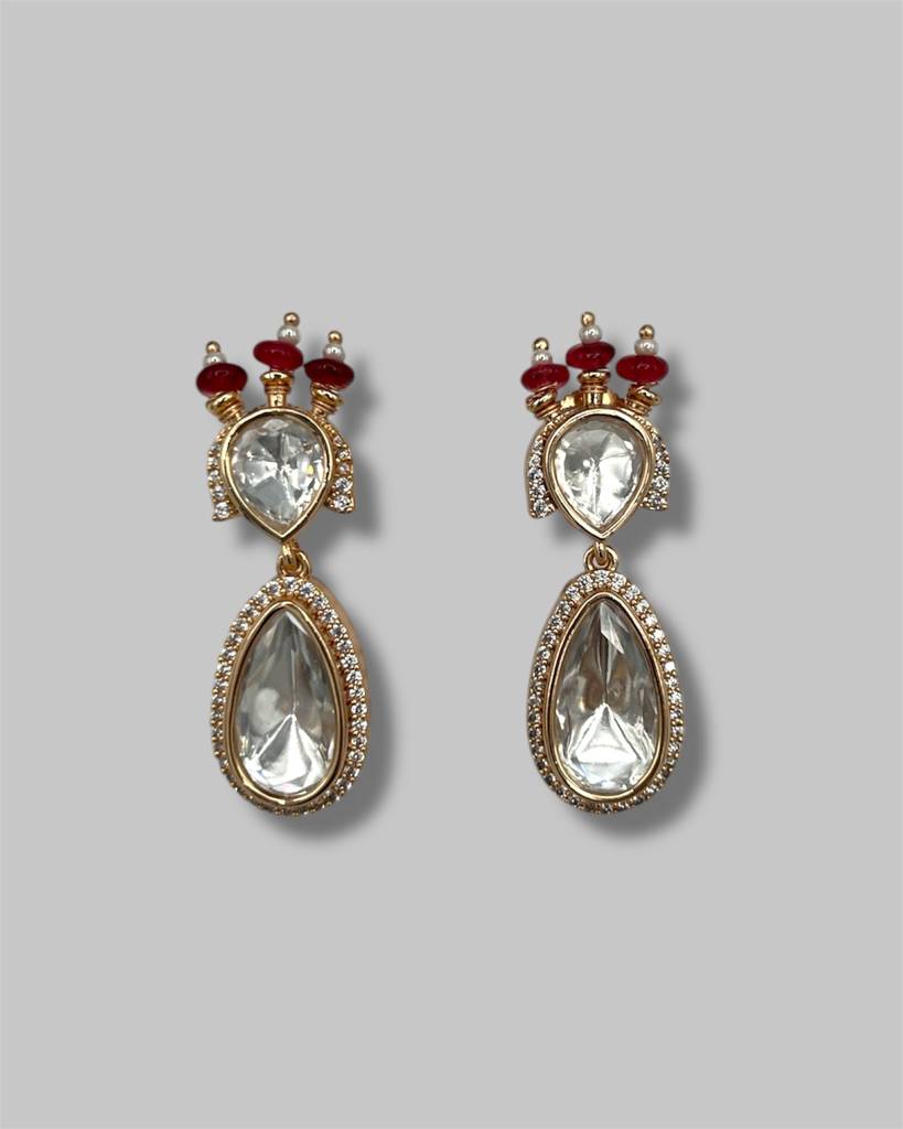 Dvija Elegant Kundan Necklace Set : BP-NK-179