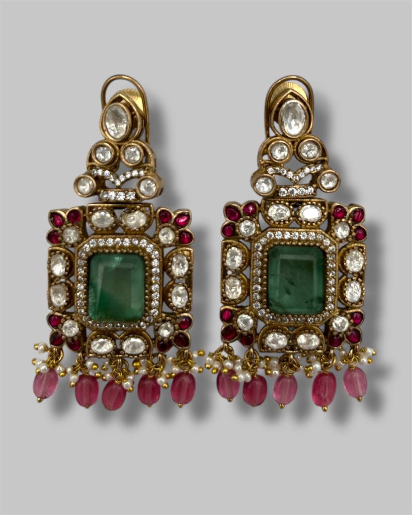 Kavya Kundan Necklace Set : BP-NK-189