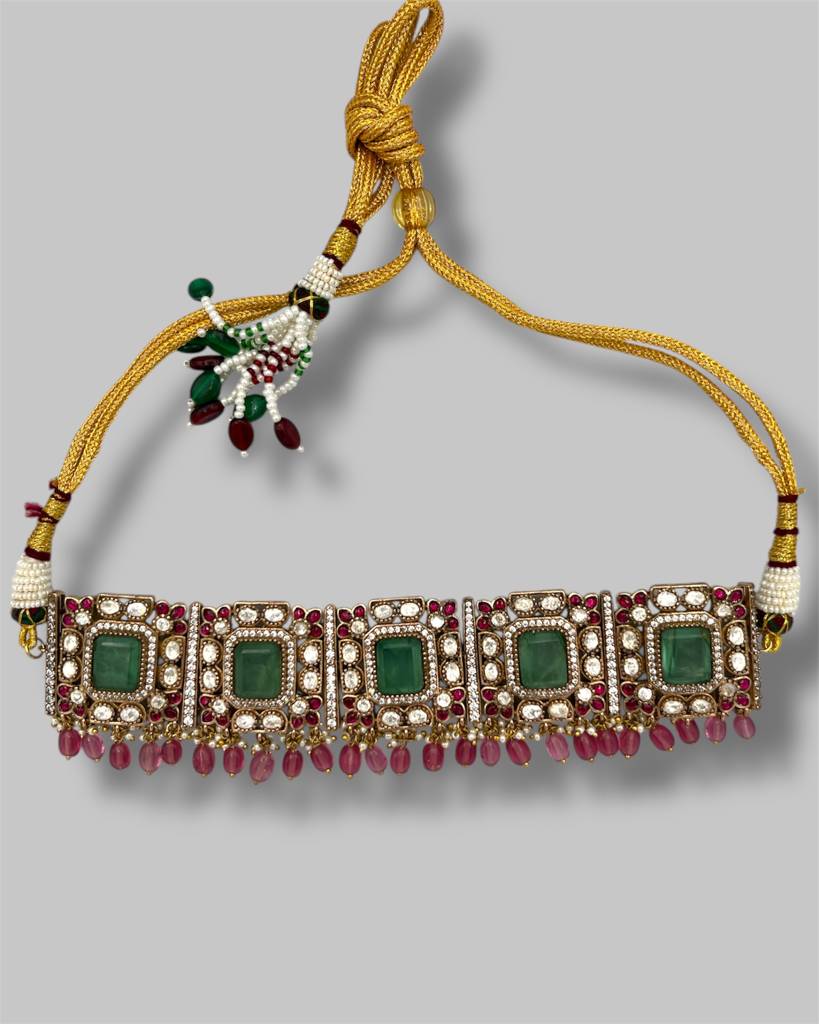 Kavya Kundan Necklace Set : BP-NK-189