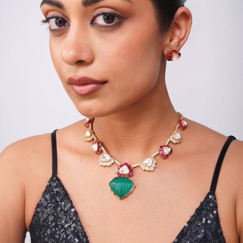 Kanika Kundan Necklace Set Kanika Kundan Necklace Set · Eternz