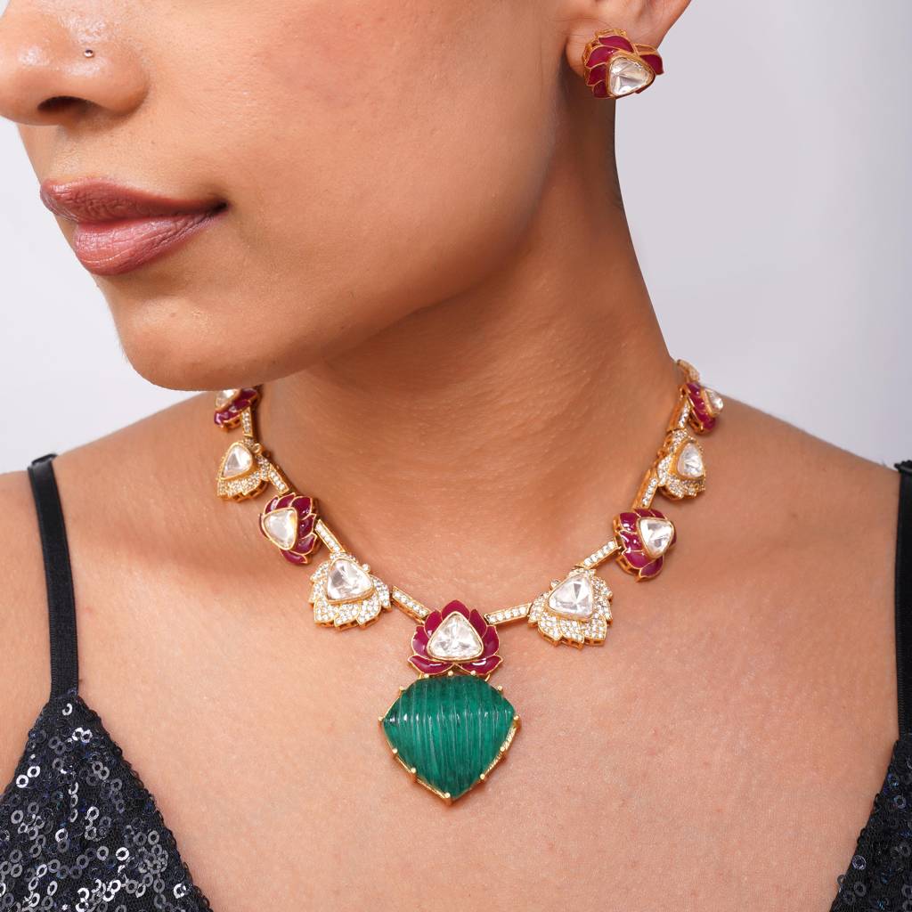 Kanika Kundan Necklace Set Kanika Kundan Necklace Set · Eternz