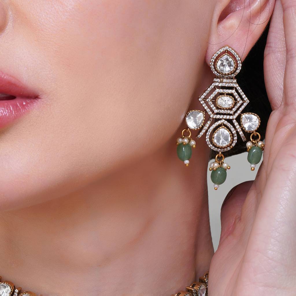 Aaravi Kundan Choker Set : BP-NK-159