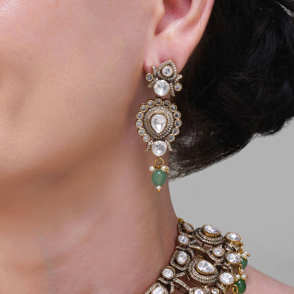 Gulrez Kundan Necklace Set : BP-NK-162