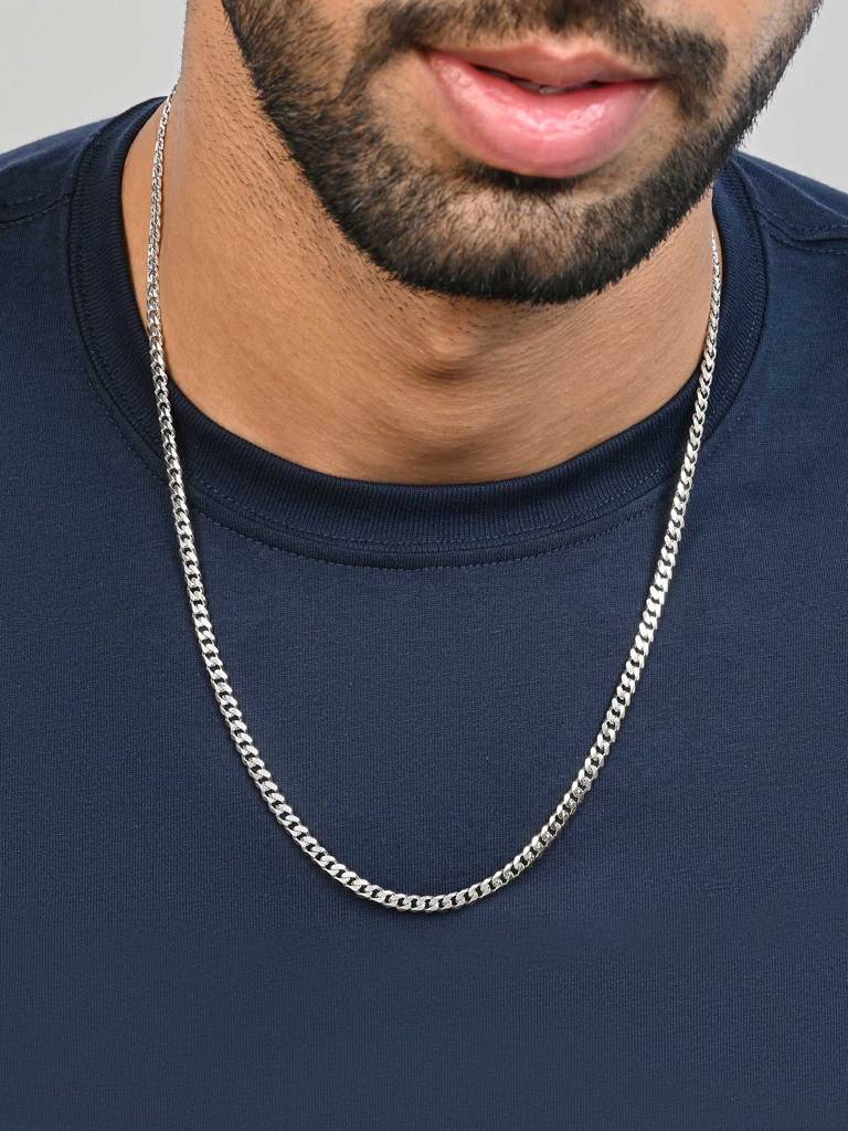 Italian Curb Silver Chain : BPGC254