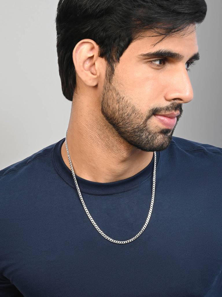 Italian Curb Silver Chain : BPGC254