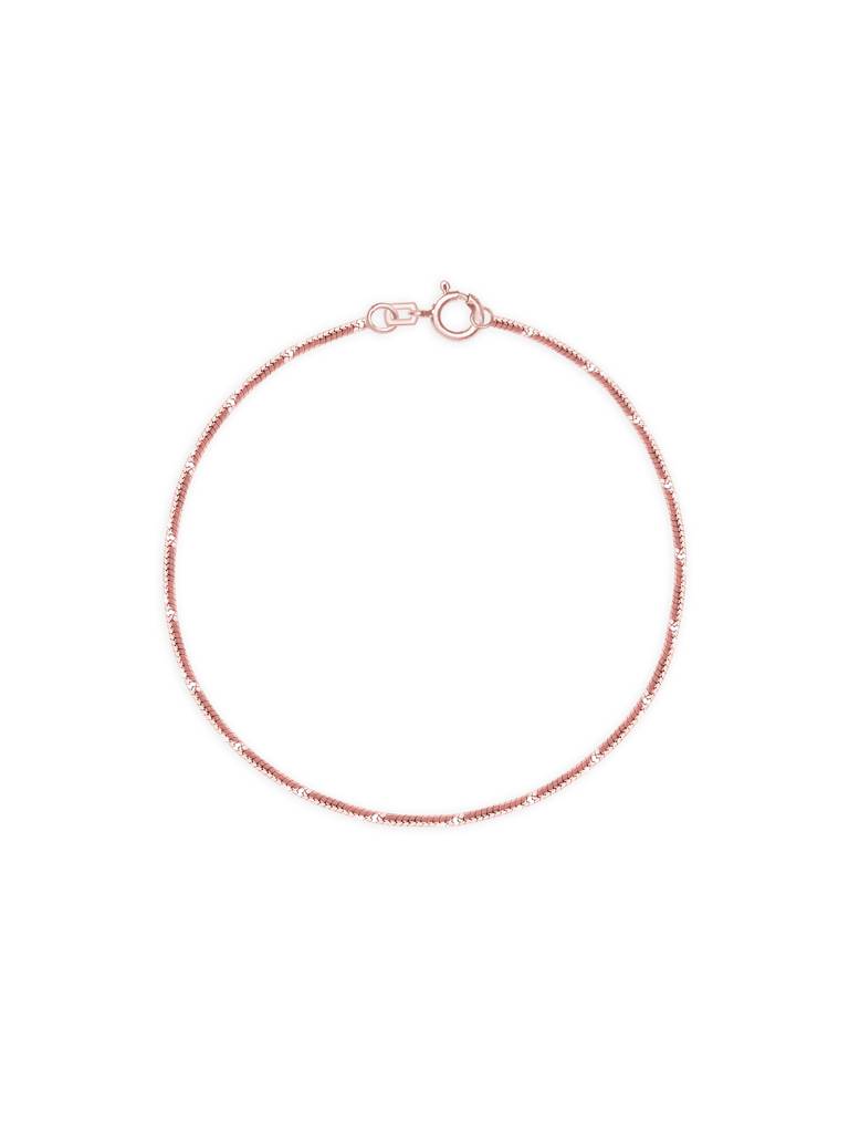 Twilight Shine Silver Anklet : BPPA826