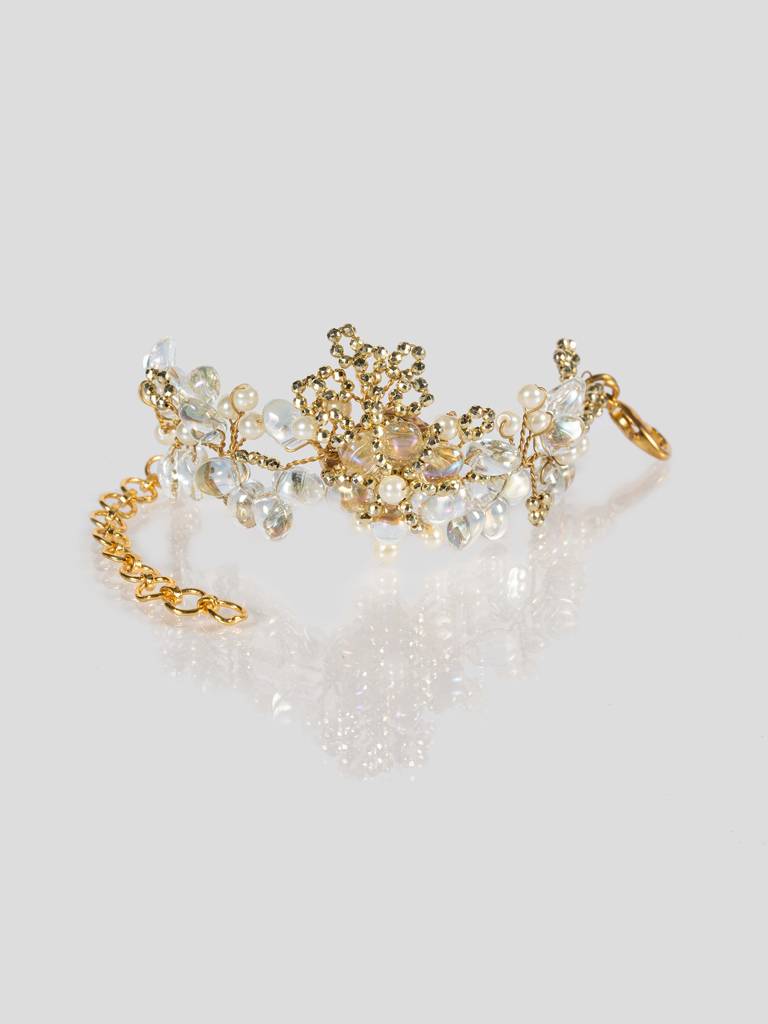 Blushing Tulip Bracelet : BR-267-01SILVER