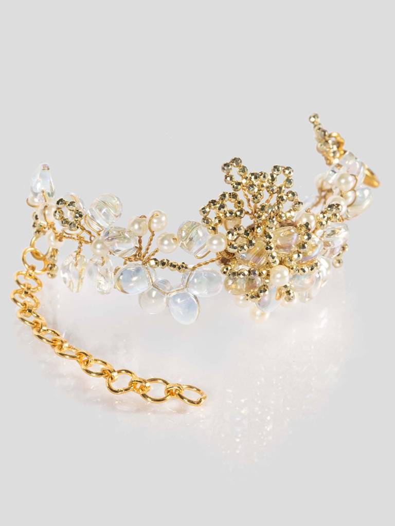 Blushing Tulip Bracelet : BR-267-01SILVER