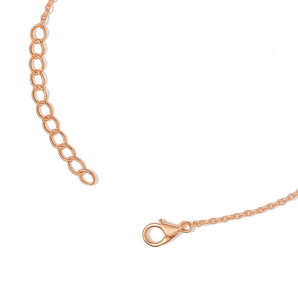 Playful Charms Rose Gold-Plated 925 Silver Bracelet : BR-80009-RG
