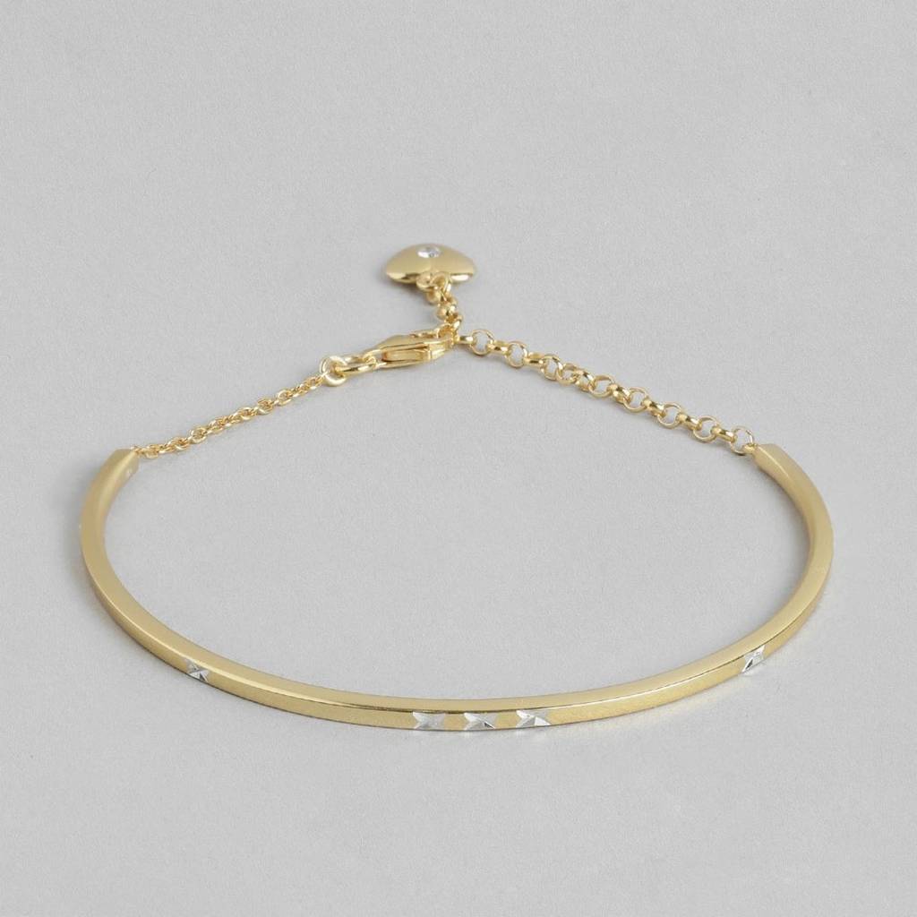Solidrose Gold Plated 925 Sterling Silver Wraparound Bracelet : BR-80184