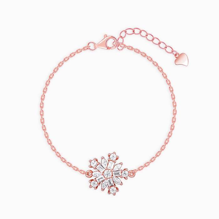 Rose Gold The Snowflake Bracelet : BR01026