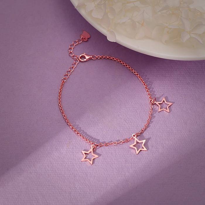 Rose Gold Starry Race Bracelet : BR01035