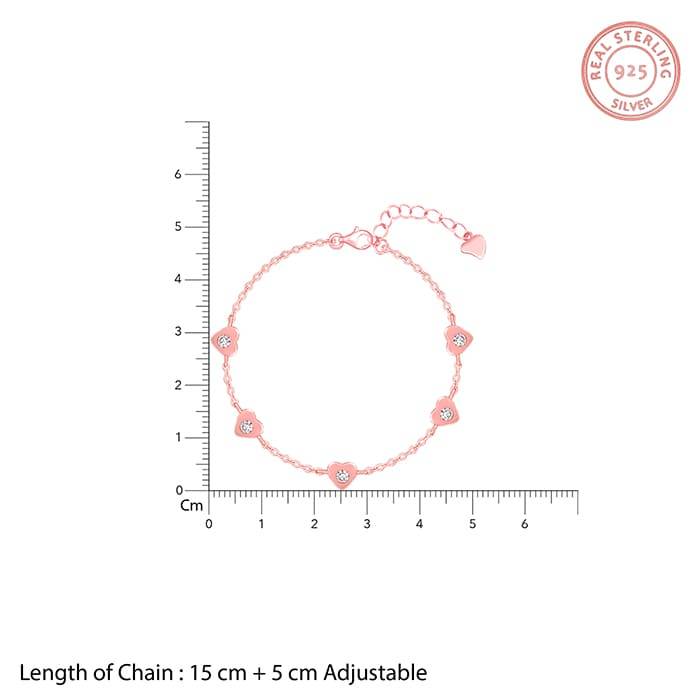Rose Gold Love The Best Bracelet : BR01037