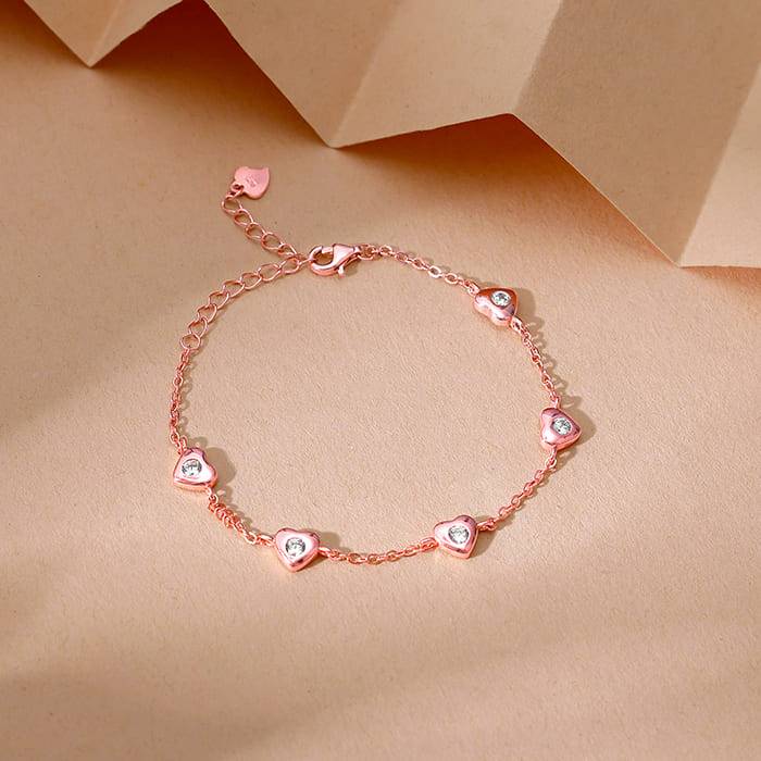Rose Gold Love The Best Bracelet : BR01037