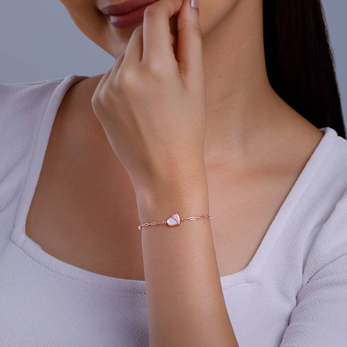Rose Gold Our Love Bracelet : BR01038