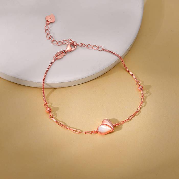 Rose Gold Our Love Bracelet : BR01038