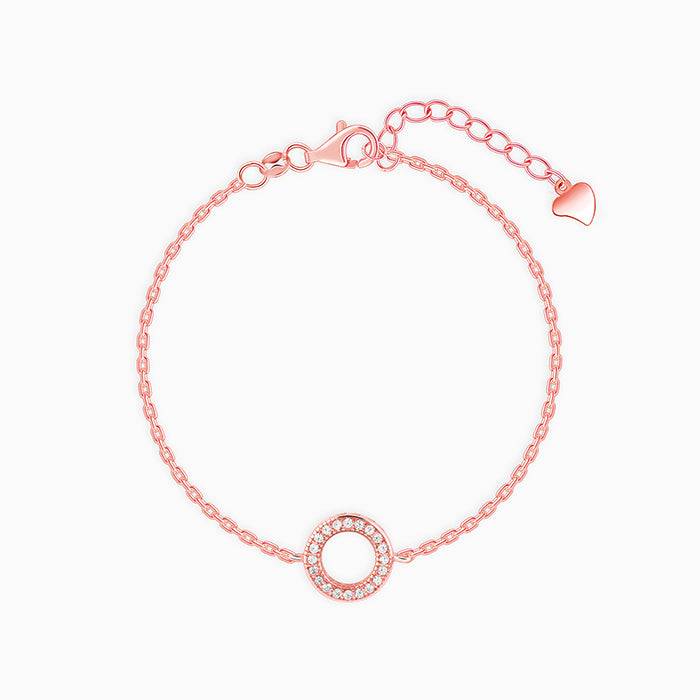 Rose Gold Whisper Of Circle Bracelet : BR01039