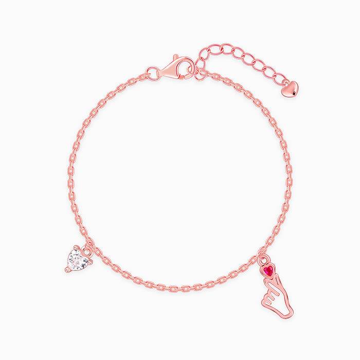 Rose Gold Cute Love Bracelet : BR01044
