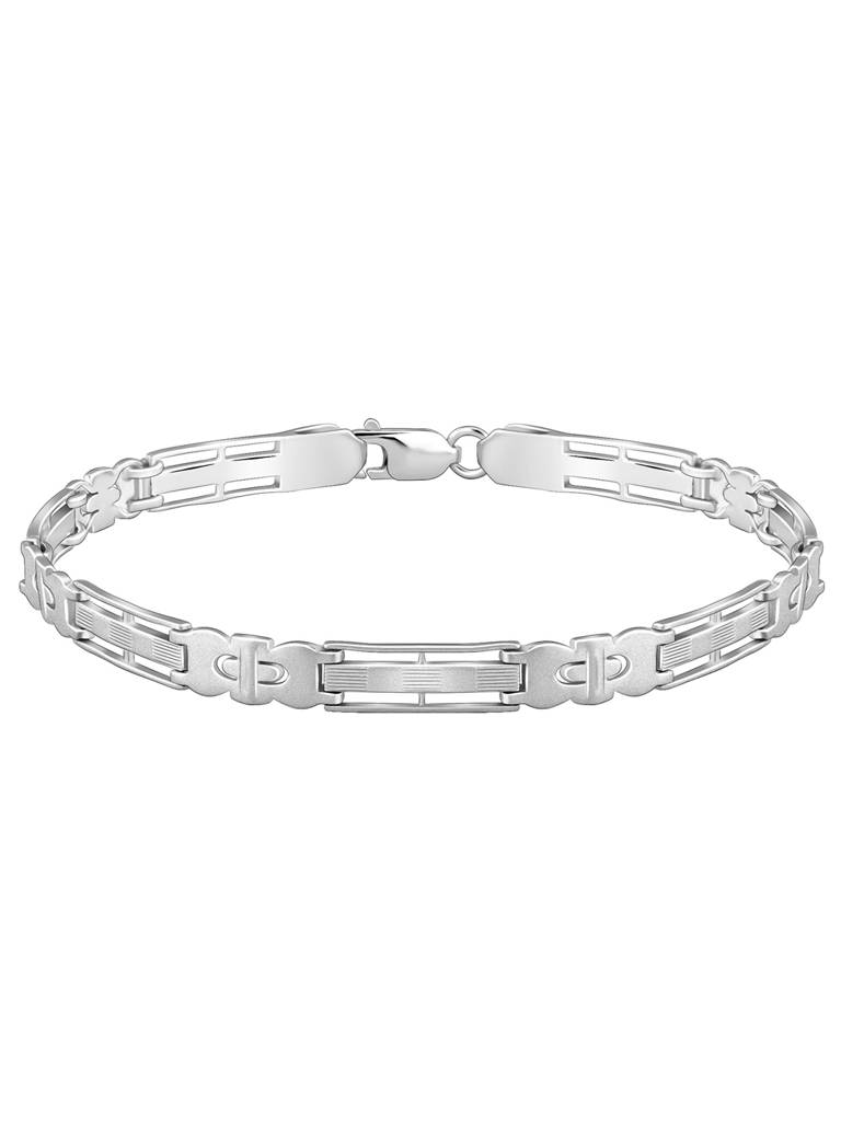 Silver Swagger Bracelet For Him Adjustable : BR01058