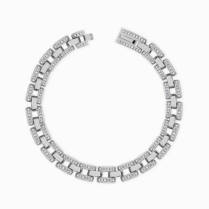 Giva 925 Silver Quiet Ambition Bracelet For Him, Adjustable | Gifts For Men & Boys | With  : BR01069