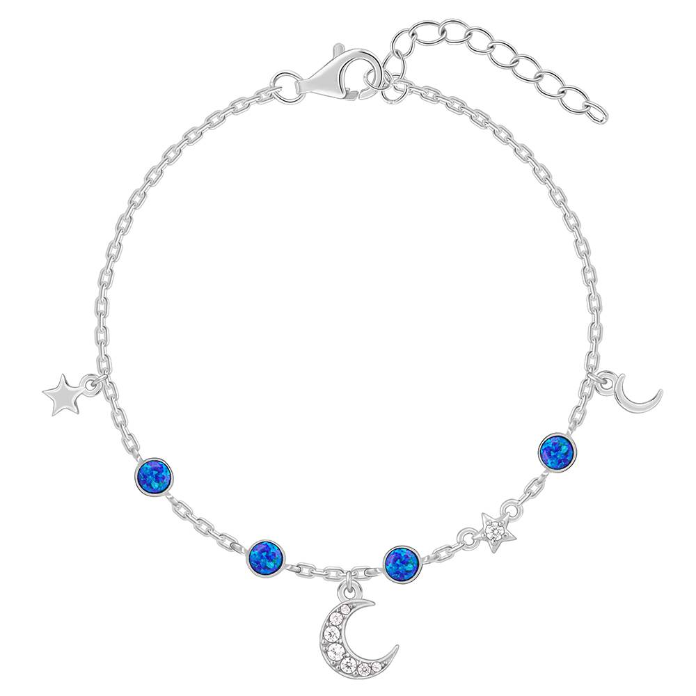 925 Silver Universe In Her Bracelet : BR01091