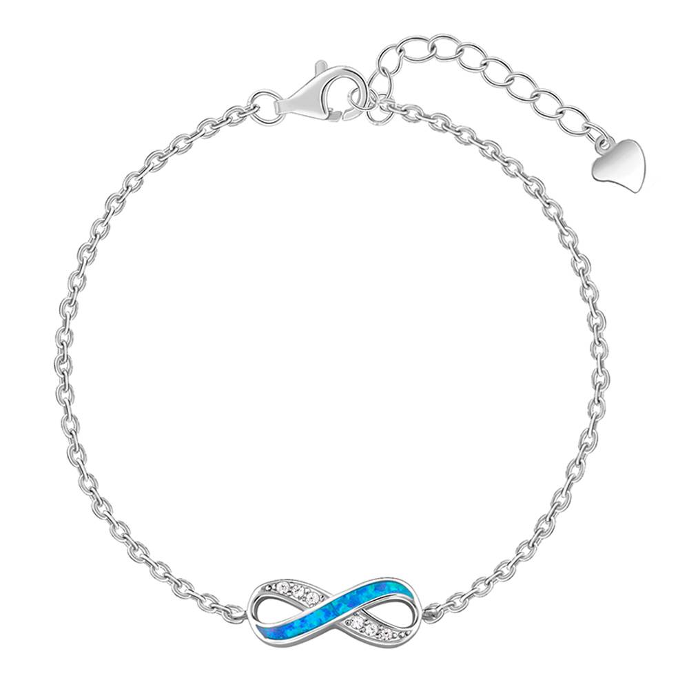 925 Silver Infinite Beauty Bracelet : BR01095