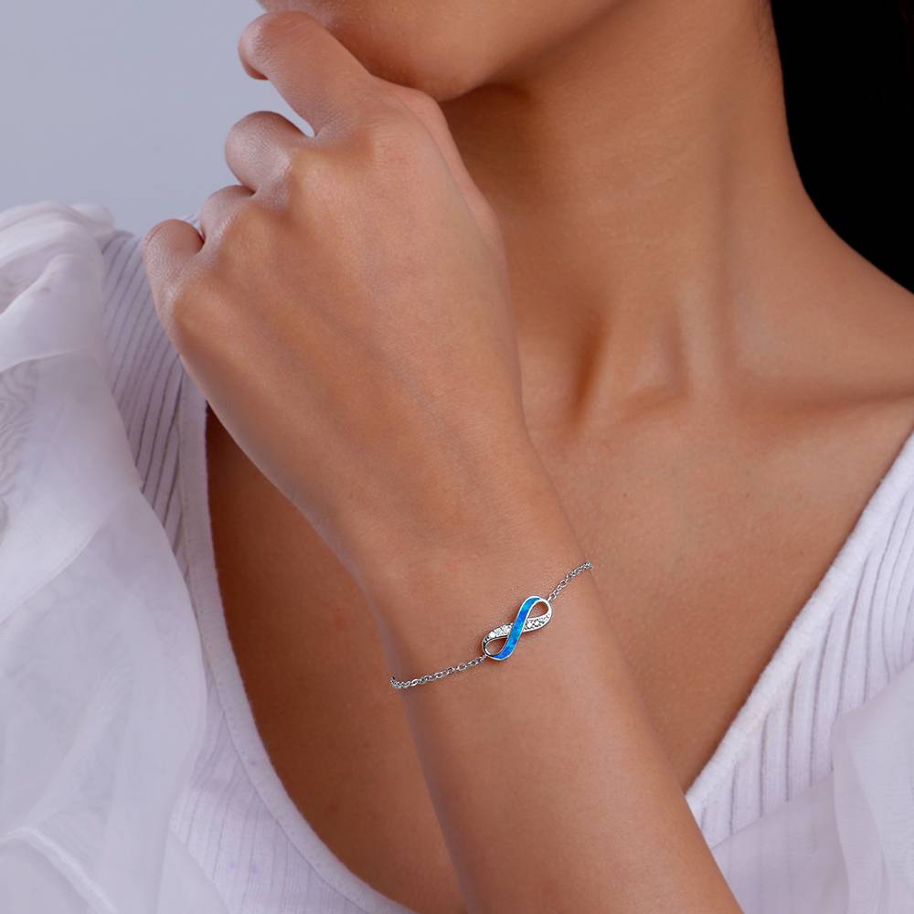 925 Silver Infinite Beauty Bracelet : BR01095