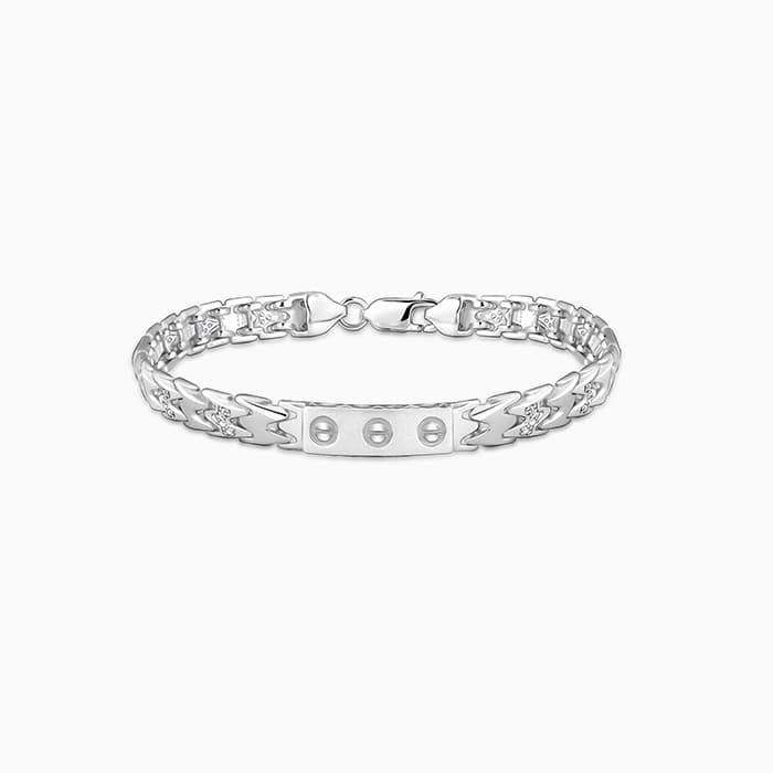Giva 925 Silver Independent Thinker Bracelet For Him, Adjustable | Gifts For Men & Boys |  : BR01108