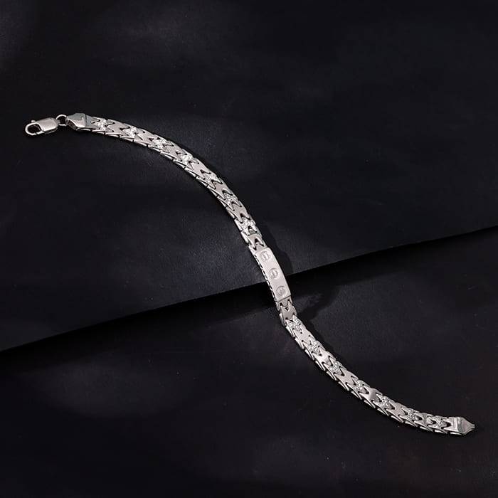 Giva 925 Silver Independent Thinker Bracelet For Him, Adjustable | Gifts For Men & Boys |  : BR01108