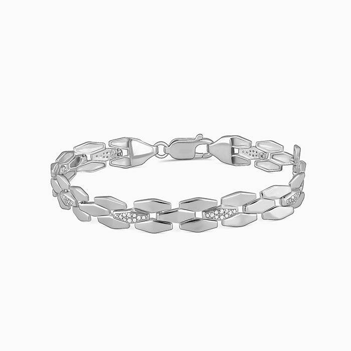 Giva 925 Silver Intellectual Bracelet For Him, Adjustable | Gifts For Men & Boys | With Ce : BR01109