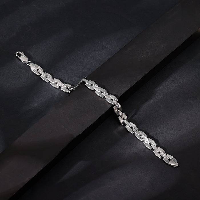 Giva 925 Silver Intellectual Bracelet For Him, Adjustable | Gifts For Men & Boys | With Ce : BR01109