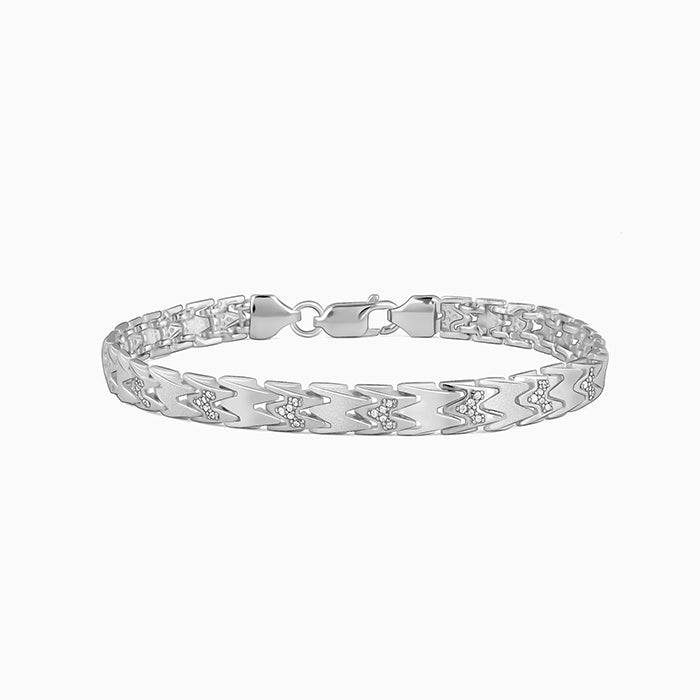 Giva 925 Silver Fearless Bracelet For Him, Adjustable | Gifts For Men & Boys | With Certificate Of A : BR01110