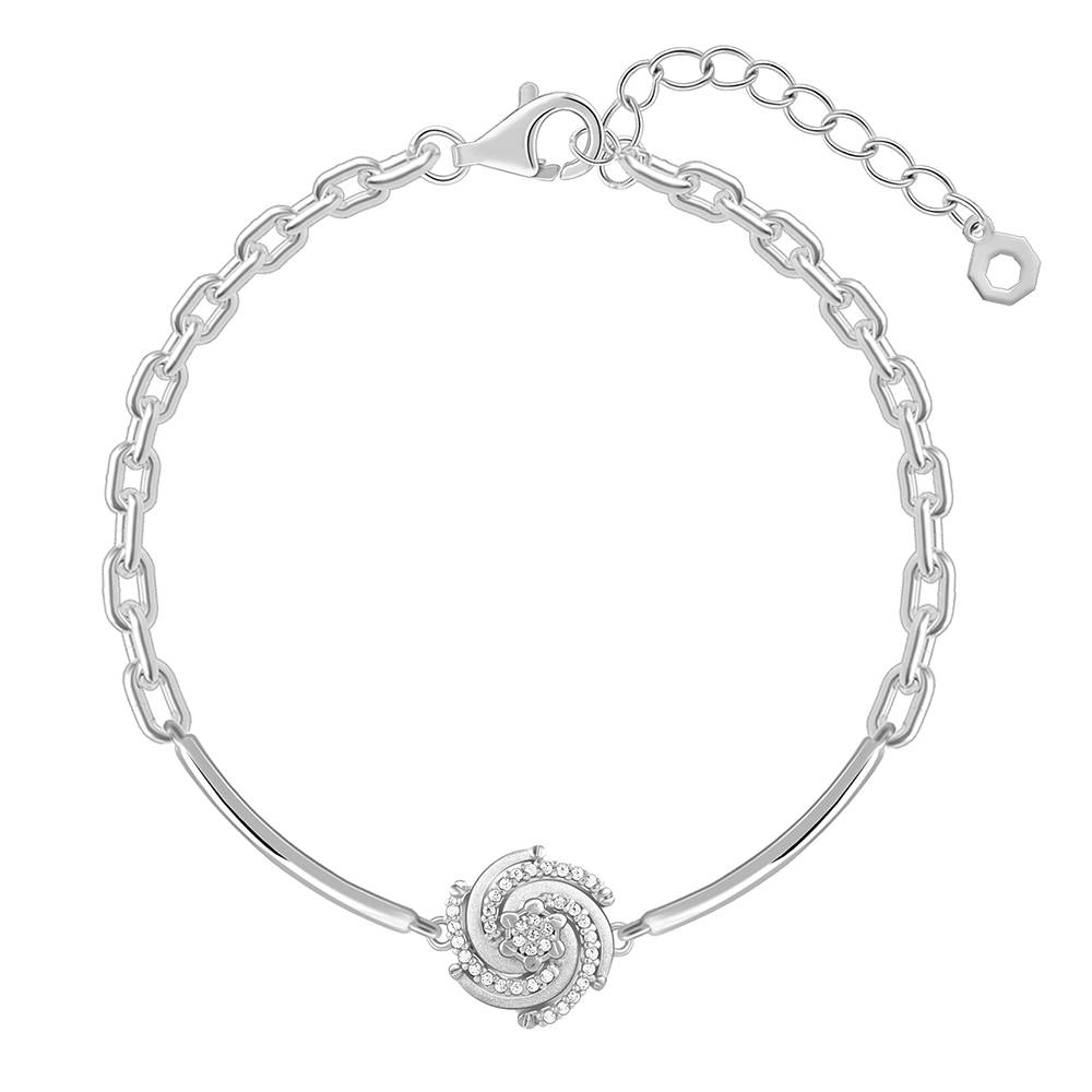 Giva 925 Silver Joyful Bling Bracelet, Adjustable | Gifts For Women And Girls | With Certificate Of Authenticity And : BR01117