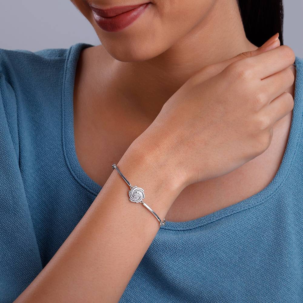 Giva 925 Silver Joyful Bling Bracelet, Adjustable | Gifts For Women And Girls | With Certificate Of Authenticity And : BR01117