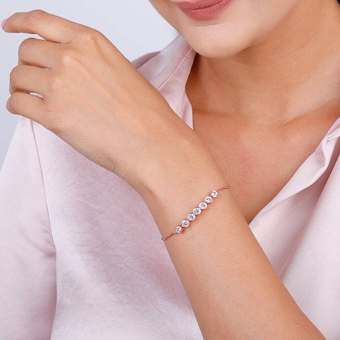 Rose Gold Bubble Bracelet : BR0111