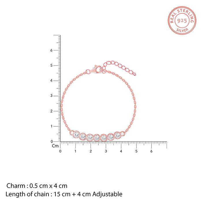 Rose Gold Bubble Bracelet : BR0111