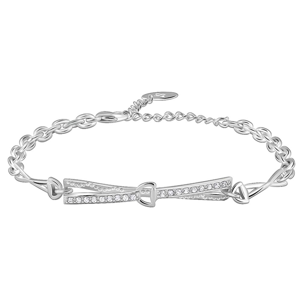 Giva 925 Silver Crystal Beam Bracelet : BR01131