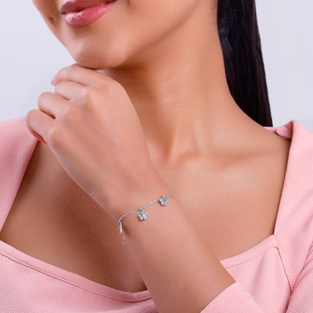 Giva 925 Silver Elegant Butterfly Bracelet, Adjustable | Gifts For Women And Girls | With Certificate Of Authenticit : BR01132