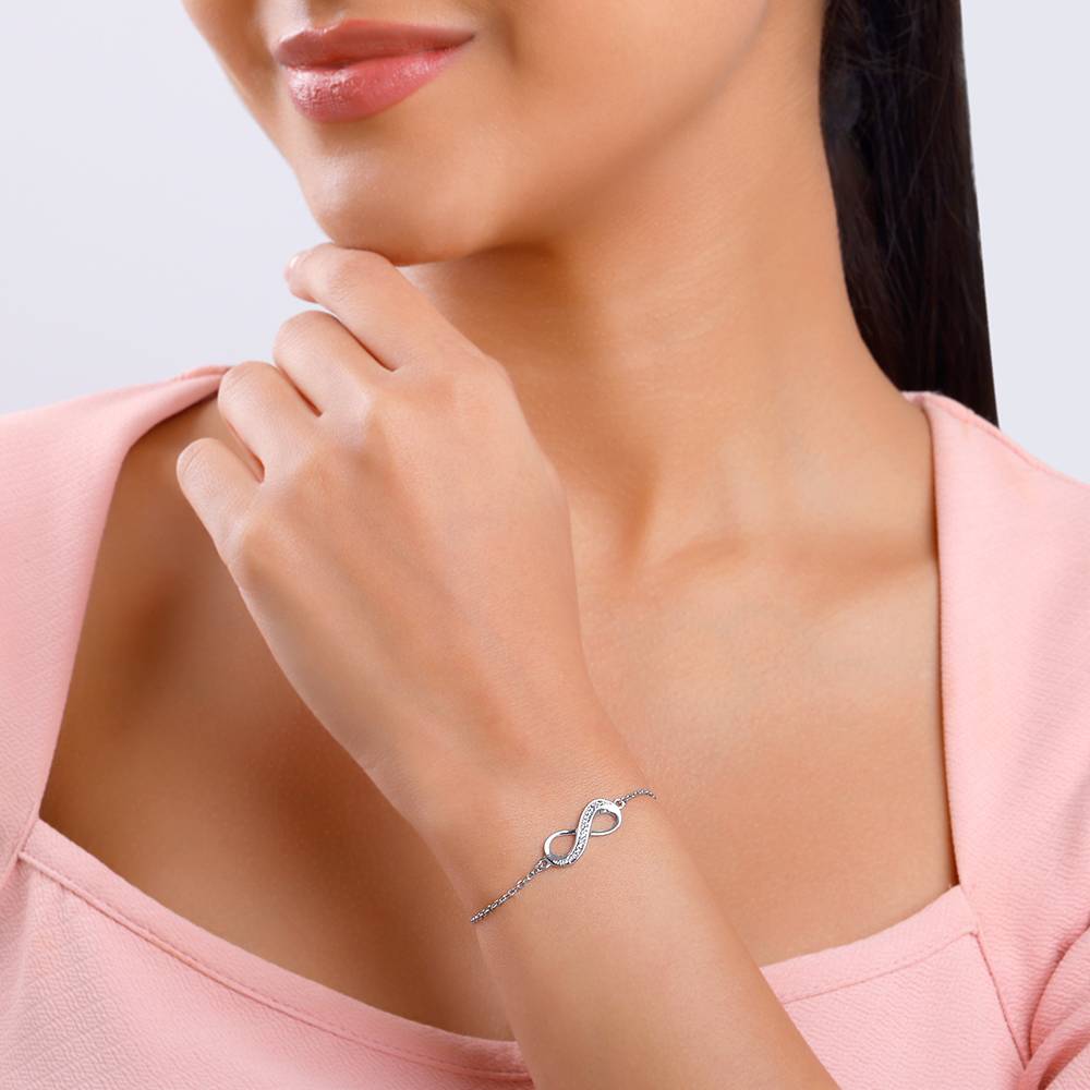 Giva 925 Silver Unbreakable Bond Bracelet, Adjustable | Gifts For Women And Girls | With Certificate Of Authenticity : BR01247