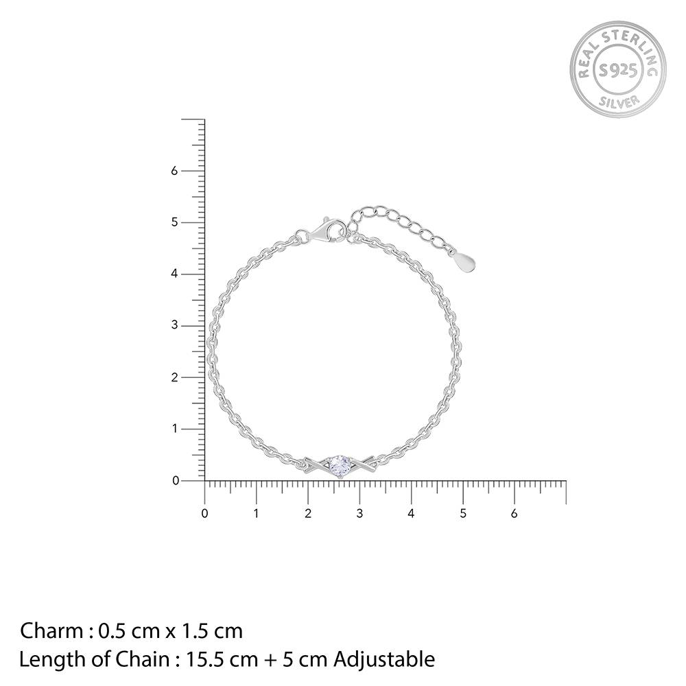 925 Silver Isadora Bracelet : BR01257
